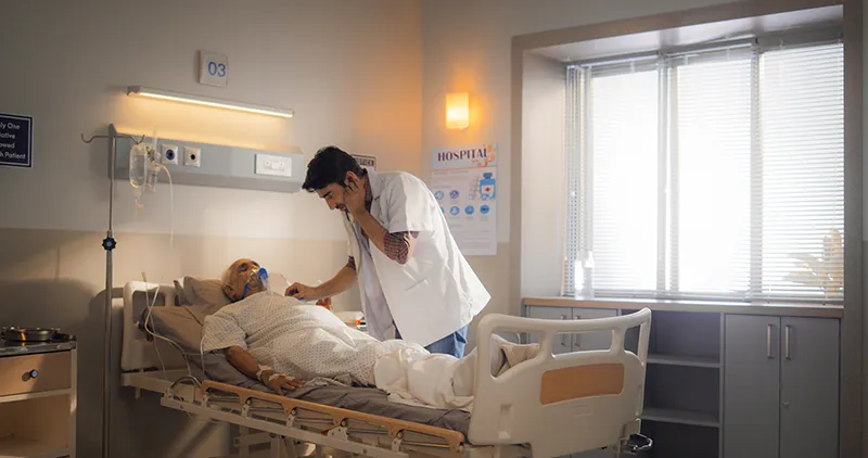 Reliable Wi-Fi for patient care and communication, powered by IO by HFCL's Wall Plate Indoor access points