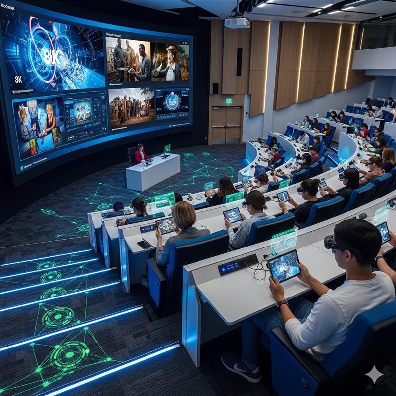 Wi-Fi 7 access points in auditoriums for seamless presentations