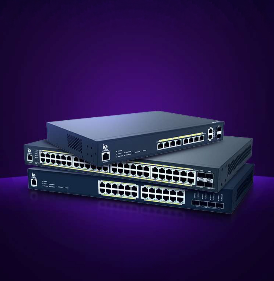 L2/L3 PoE+ Network Switches from IO by HFCL