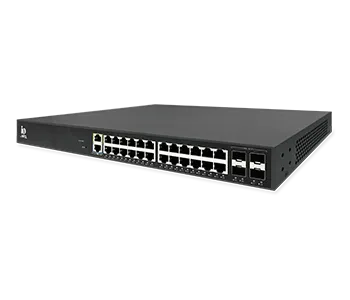 24-Port PoE+ L3 Managed  Switch | HSP-IO-24GE4XS-C3PA+