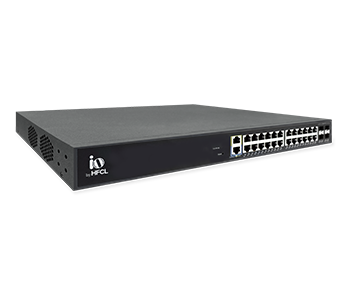 24-Port PoE+ L3 Managed  Switch | HSP-IO-24GE4XS-C3PA+