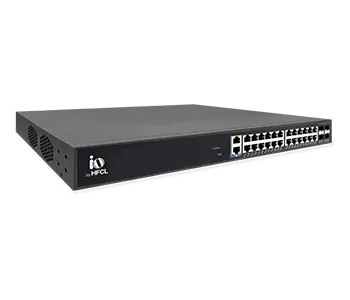 24-Port PoE+ L3 Managed  Switch | HSP-IO-24GE4XS-C3PA+