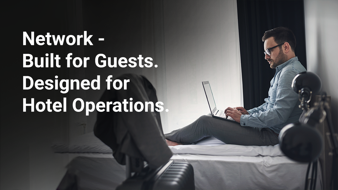 AI-enhanced hospitality solution providing secure and fast connectivity across hotel spaces