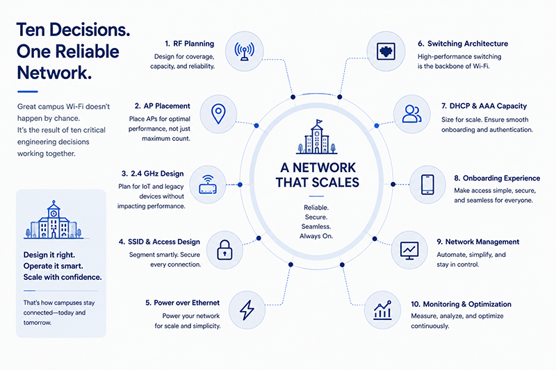 10 campus wifi design decisions