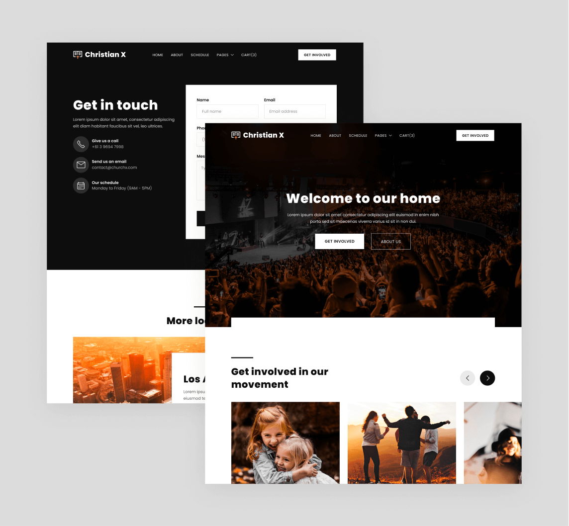 Christian X - 15 Pages Included - Church Webflow Template