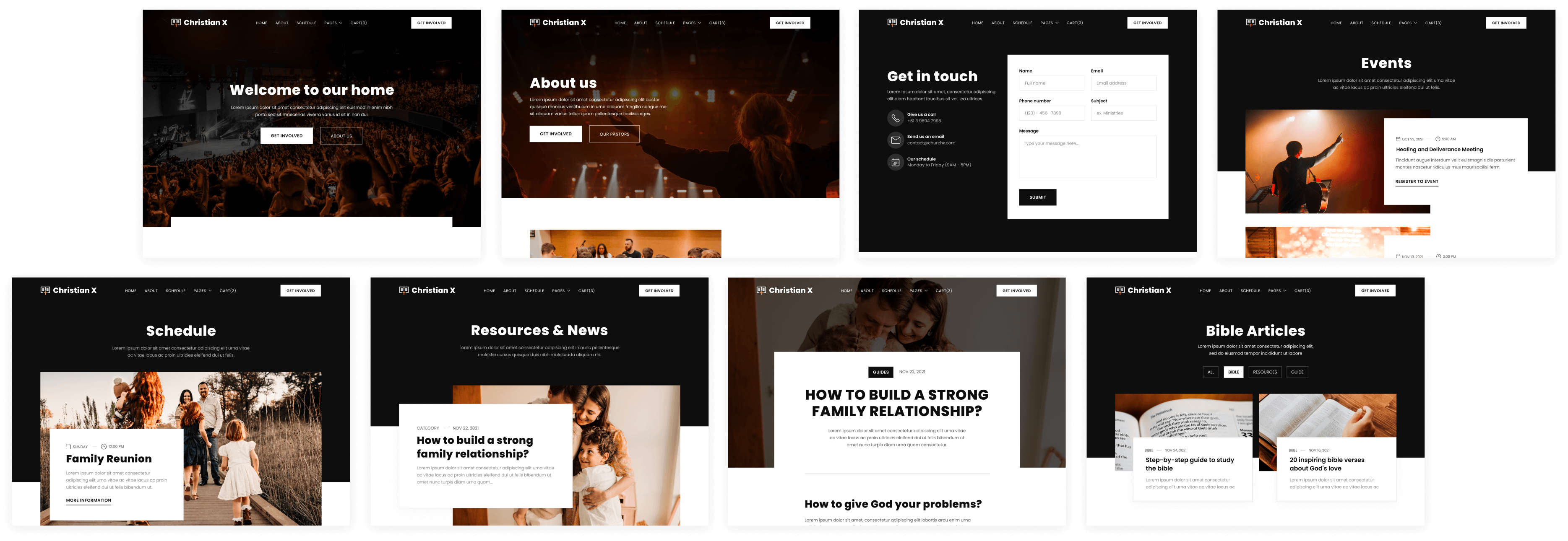 Christian X - Buy now on Webflow - Church Webflow Template