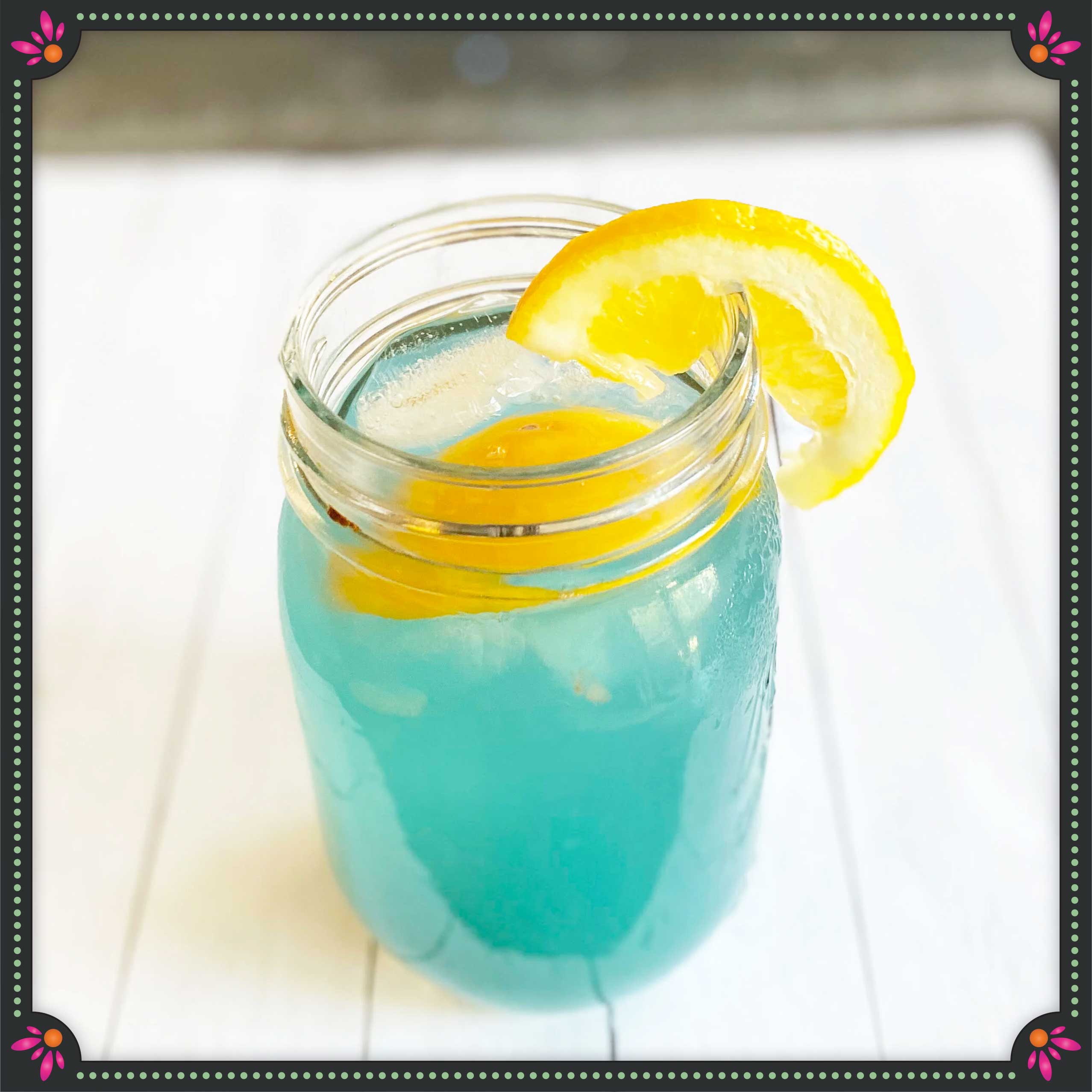 blue curacao lemonade