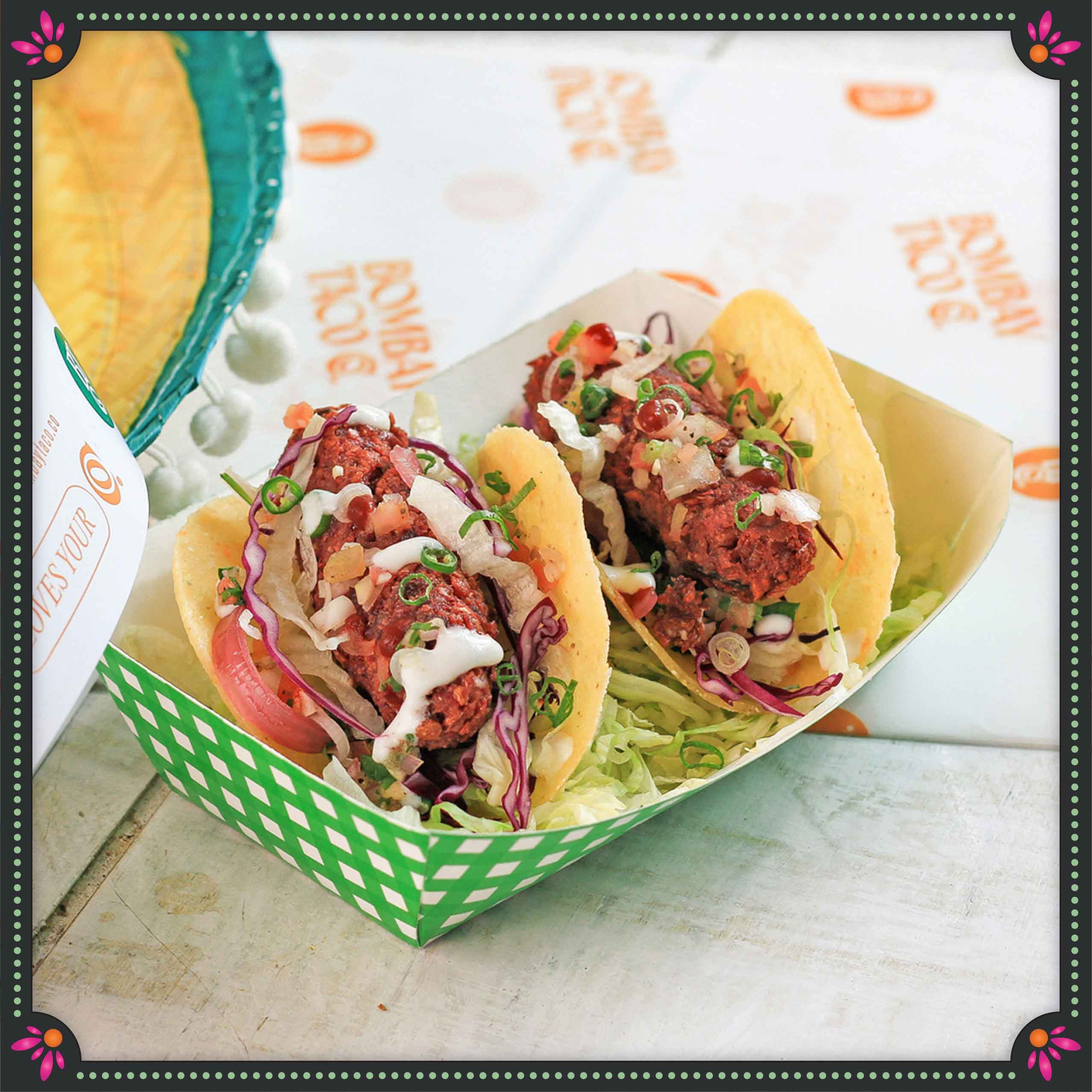 BEETROOT FALAFEL taco