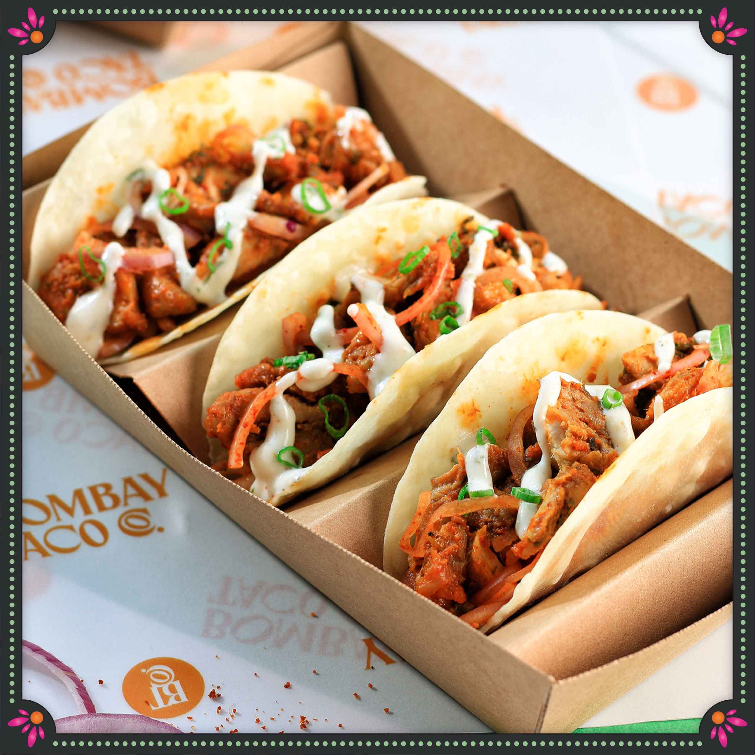 CHICKEN KOLHAPURI taco