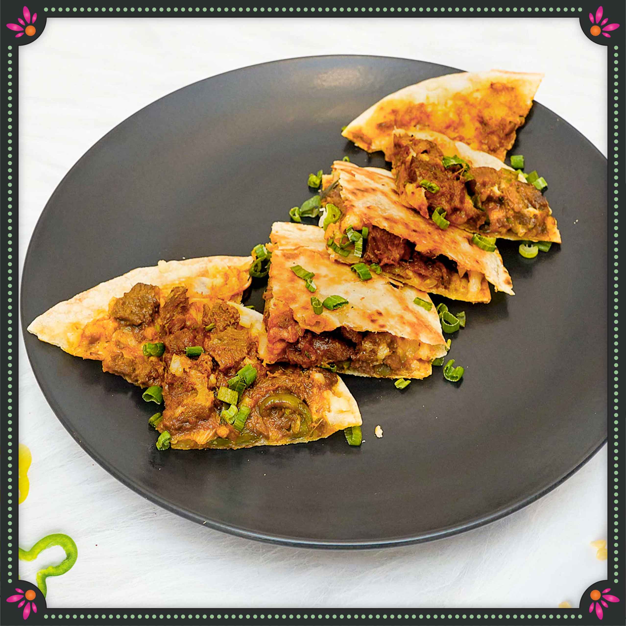 MushrooM KOLHAPURI quesadilla