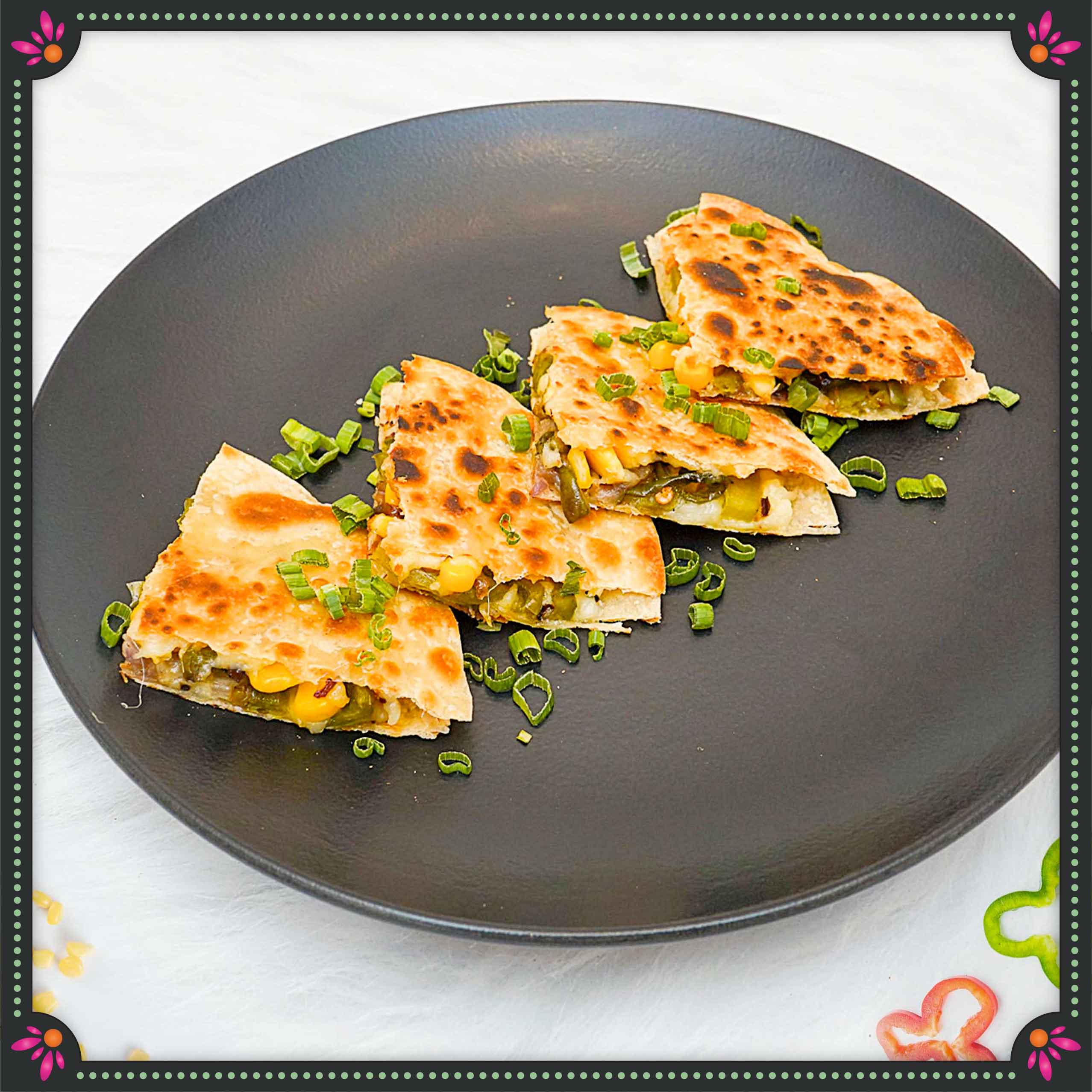 CHEESE CHILI CORN quesadilla