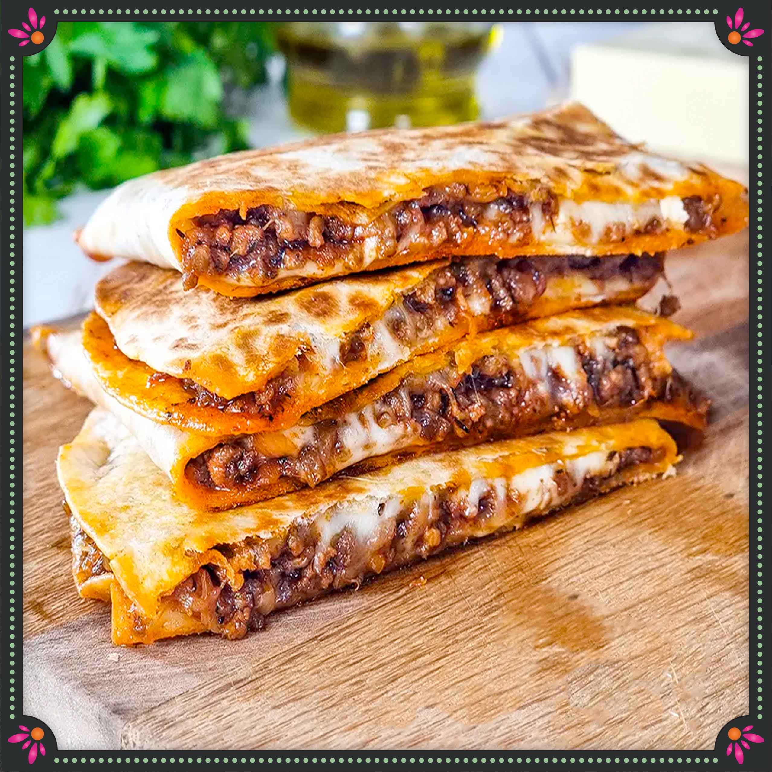 Kolkata Mutton quesadilla