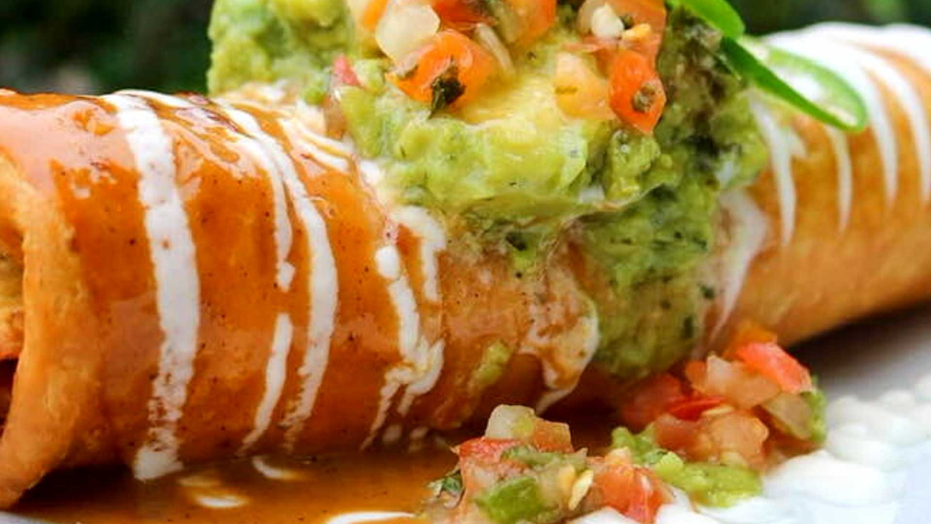 chimichanga served at bombay taco company in bandra and nesco