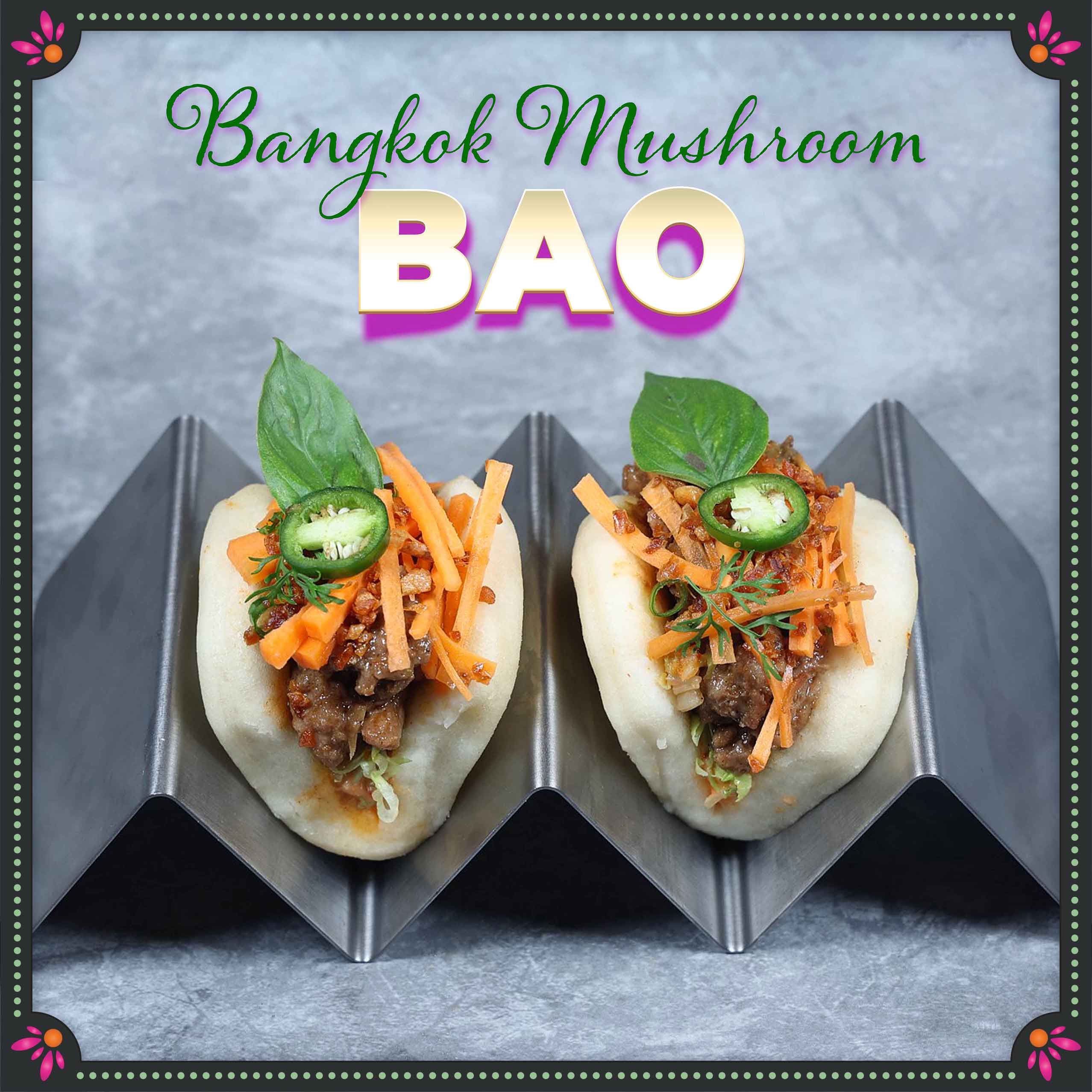 Bangkok Mushroom bao