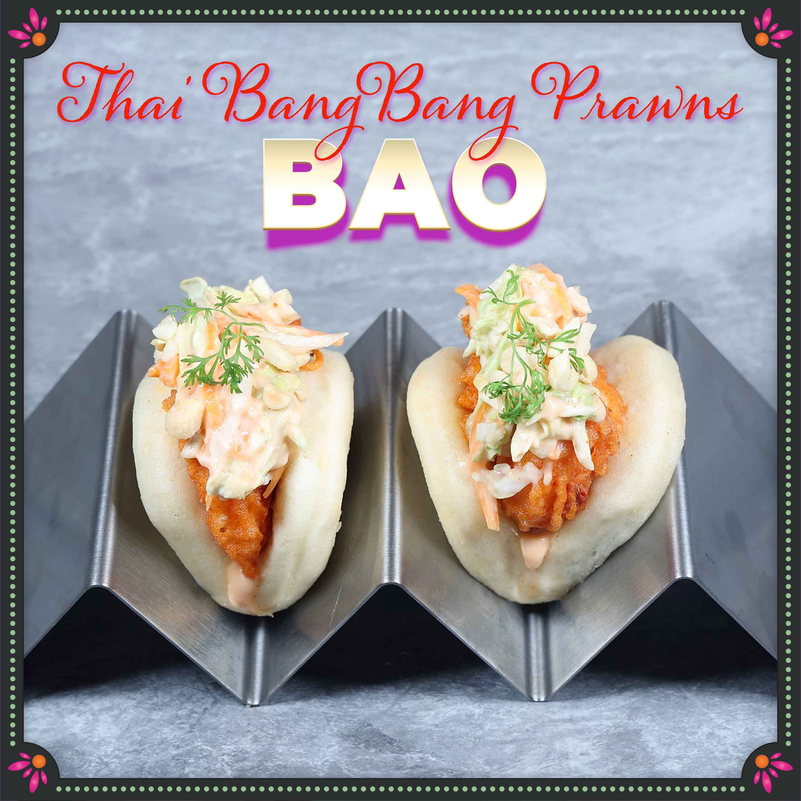 Thai Bang Bang Prawns bao