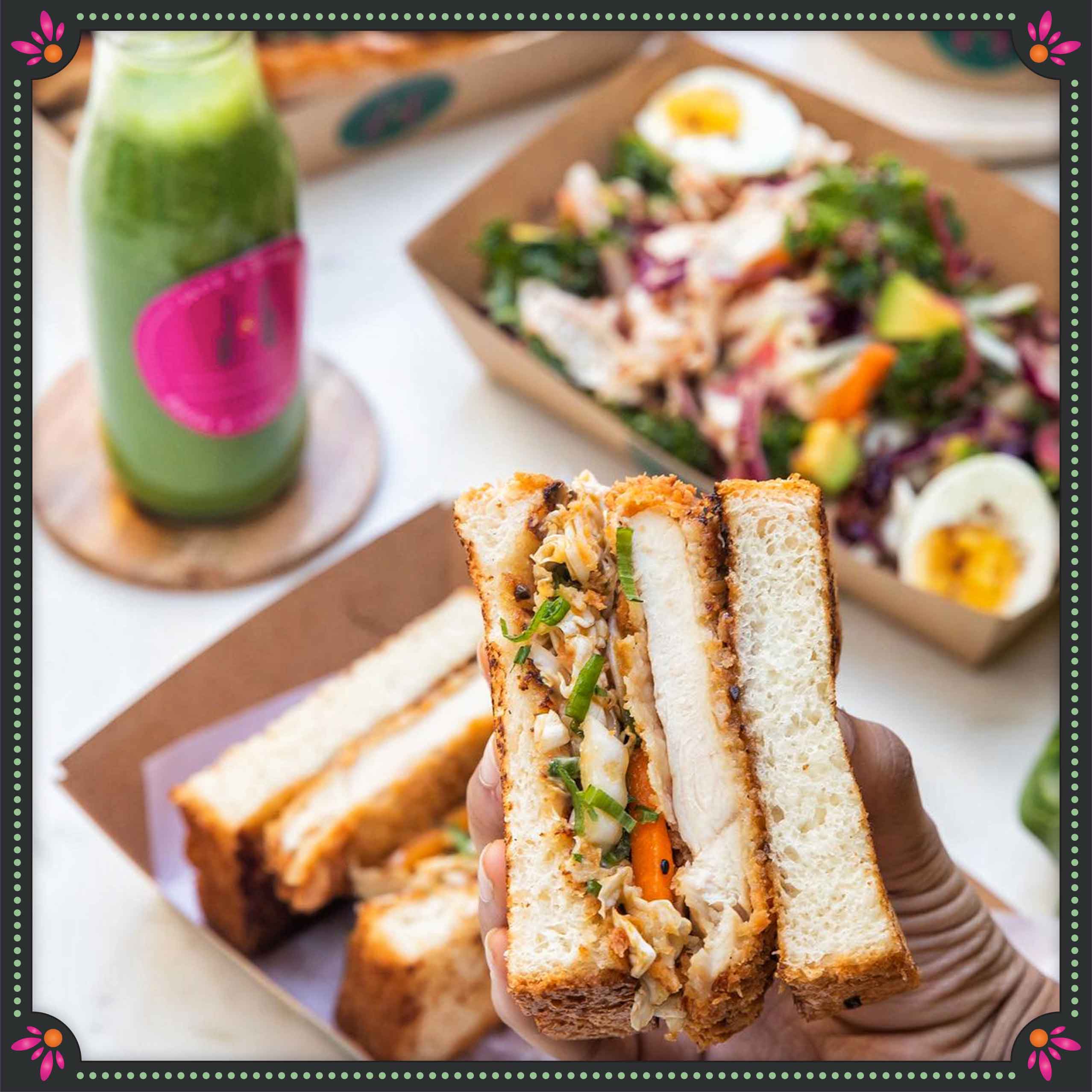 Tori Katsu Chicken sando