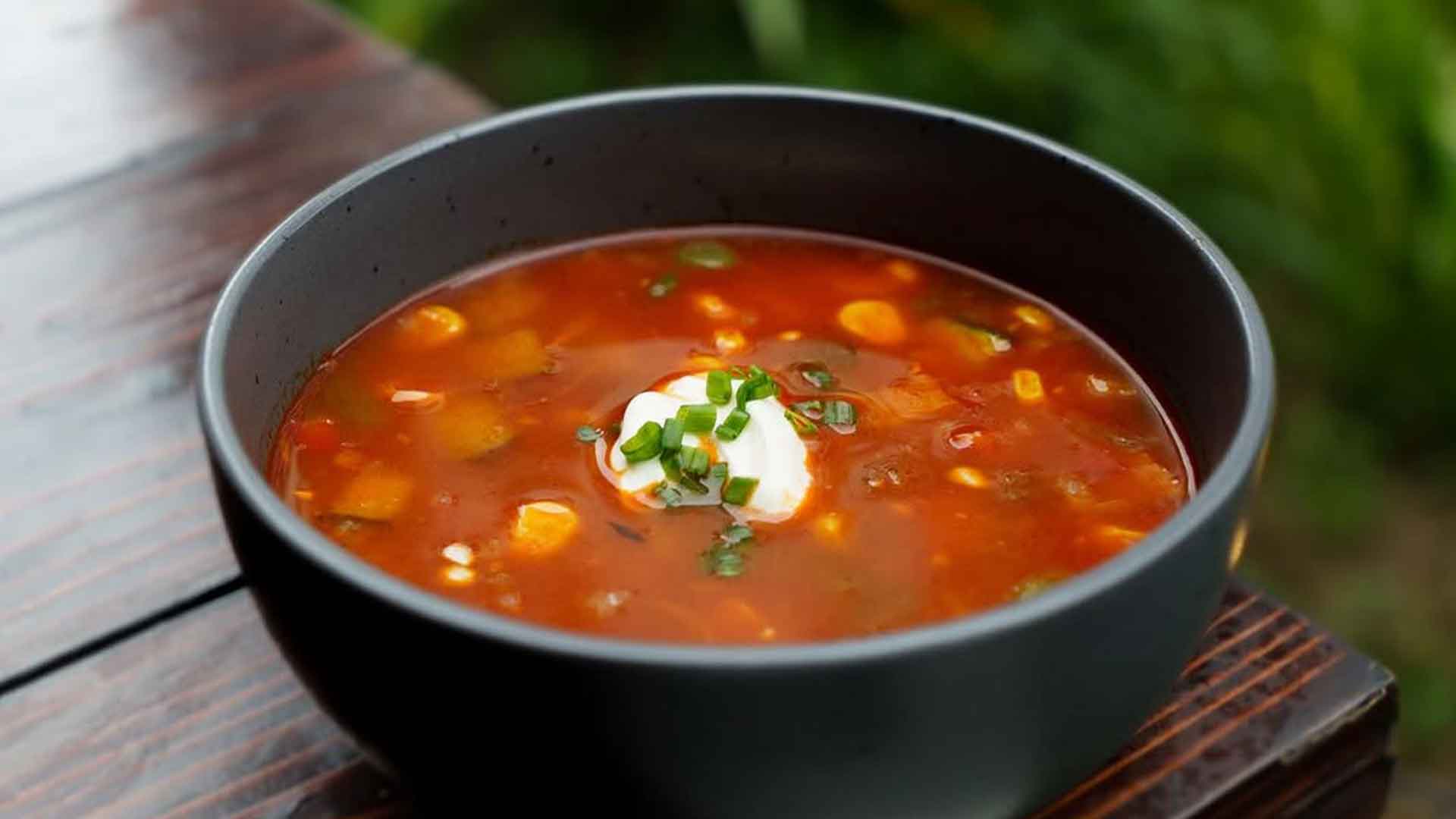 tortilla soup served at bombay taco company in bandra and nesco