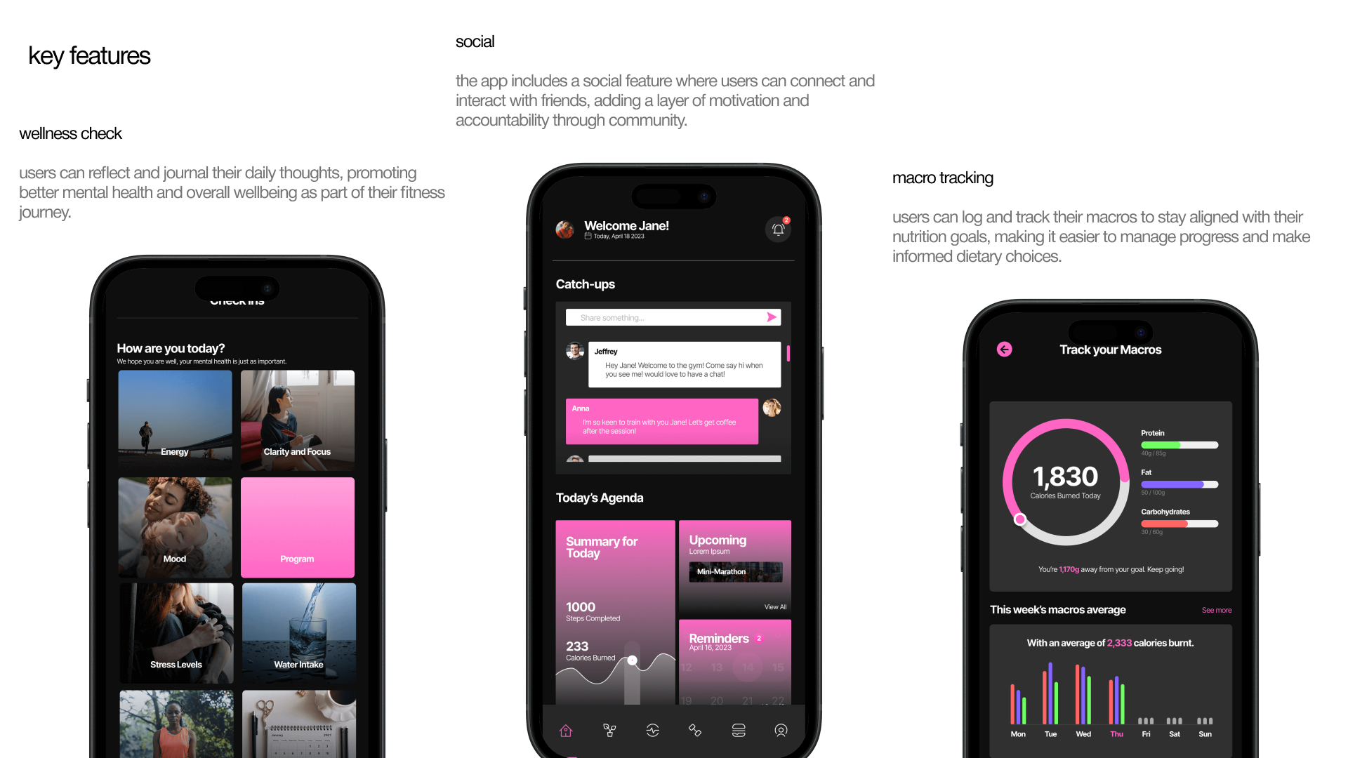 Page 2 of the Boss Squad Training app feature documentation.