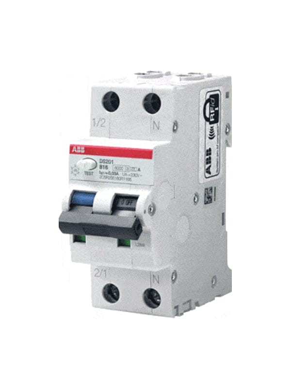 Aardlekautomaat 1P+N, C kar, 6A, 30mA, 6kA