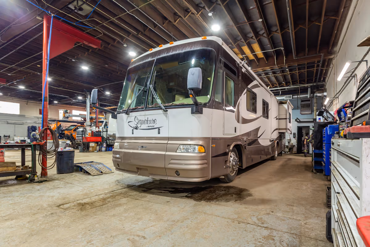 Mechanic performing RV repair services in Walterboro, SC