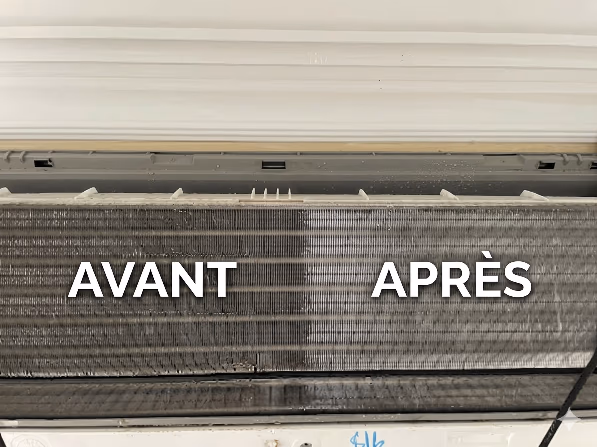 Nettoyage d'une thermopompe