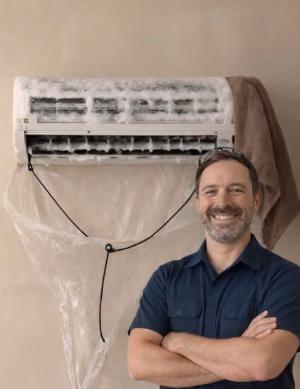 Technicien local de Beauport en nettoyage de thermopompe et climatiseur mural