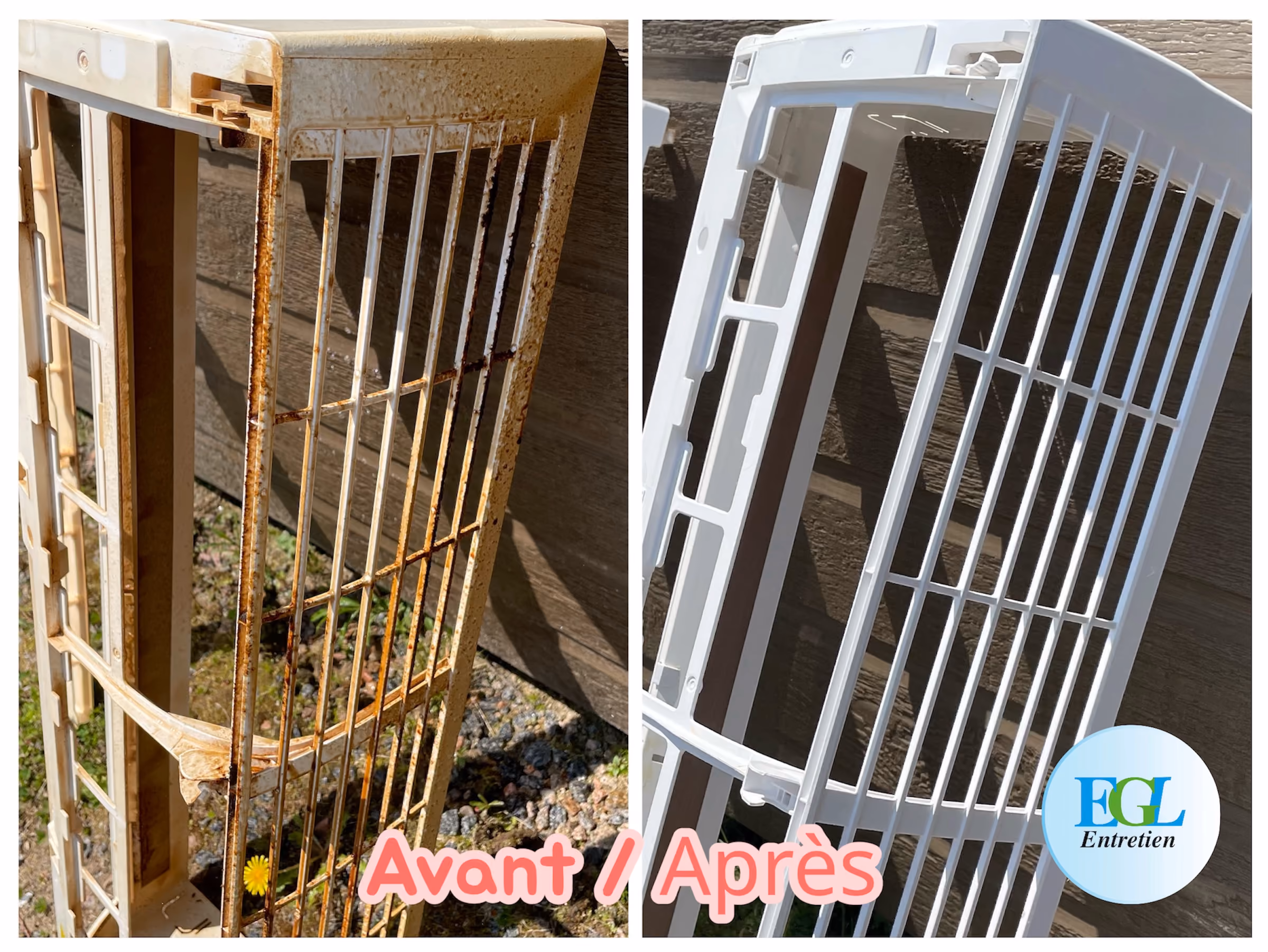 Le nettoyage des plastiques d'une thermopompe a charlesbourg