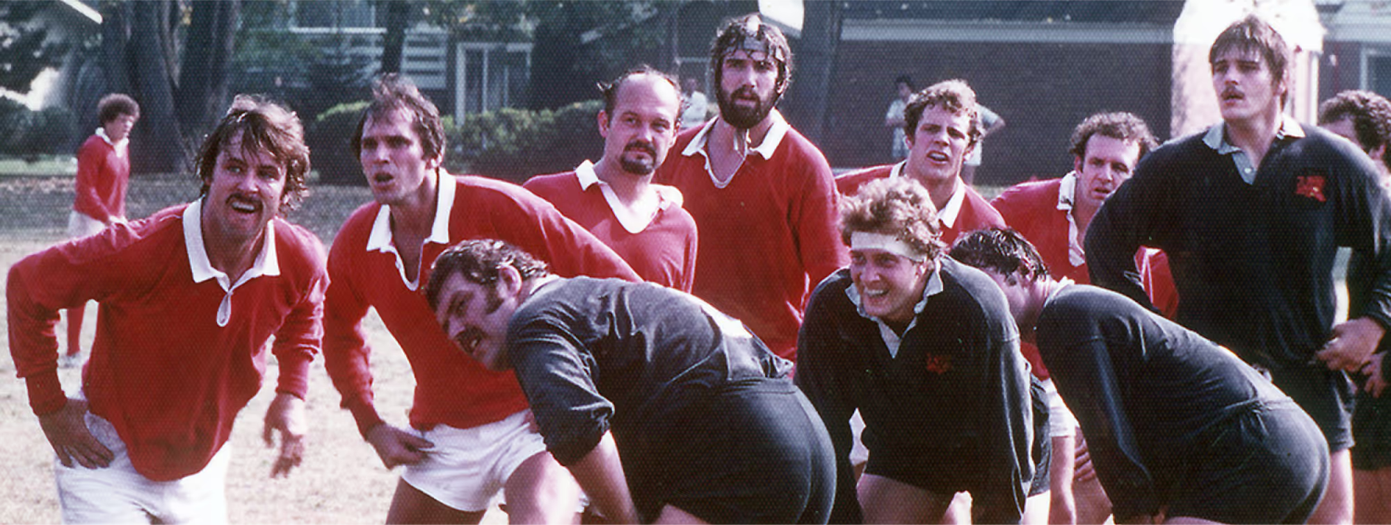 Griffins Rugby Players on a field