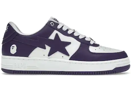 A Bathing Ape Bape Sta White Purple