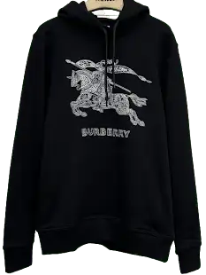 Burberry Horse Knight Logo Hoodie