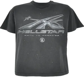Hellstar Chrome Logo Tee Black (NFC)