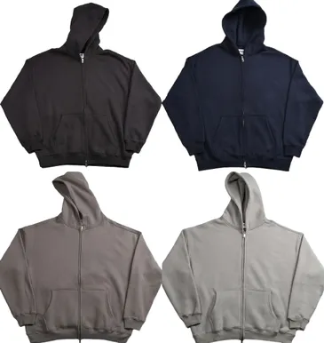 Union Kingdom Oversized Blank Zip-Up Hoodies (10 Variants)