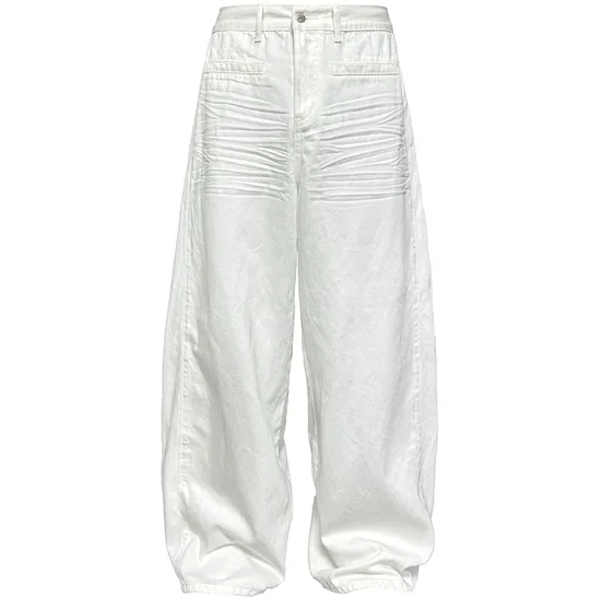 JCAESAR Baggy White Denim Jeans