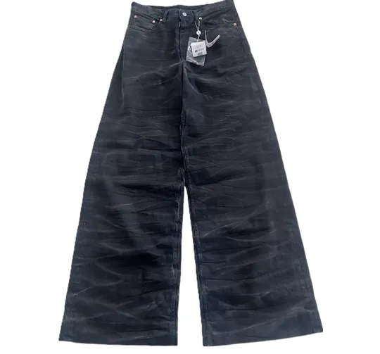 Maison Margiela Baggy Black Ripple Jeans