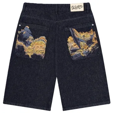 Derschutze Whale Denim Shorts