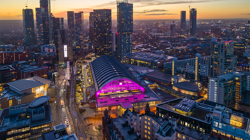 Manchester skyline