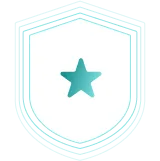Shield icon with star symbol