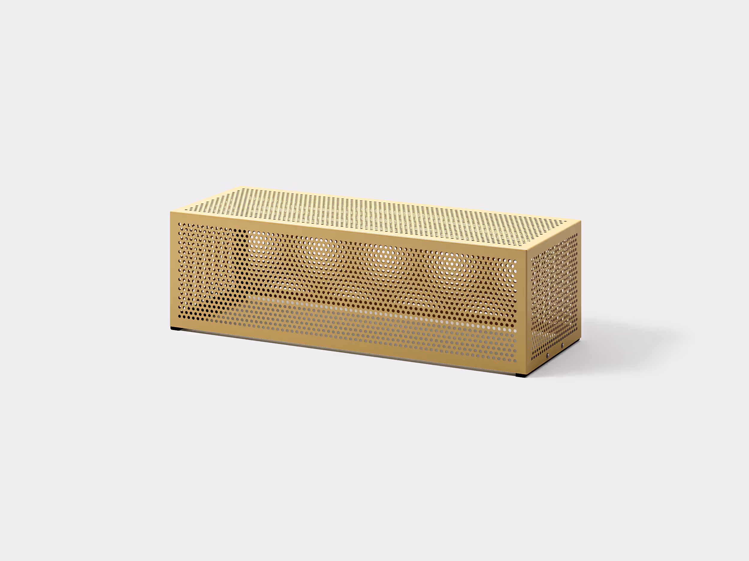 detailed product render, Vancouver bench