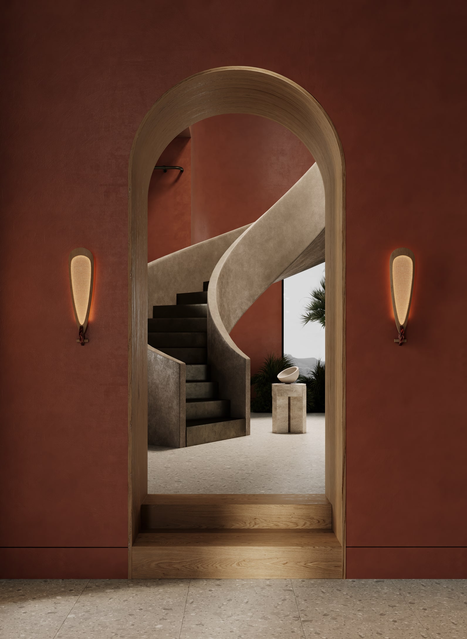 Pagaie architectural visualization