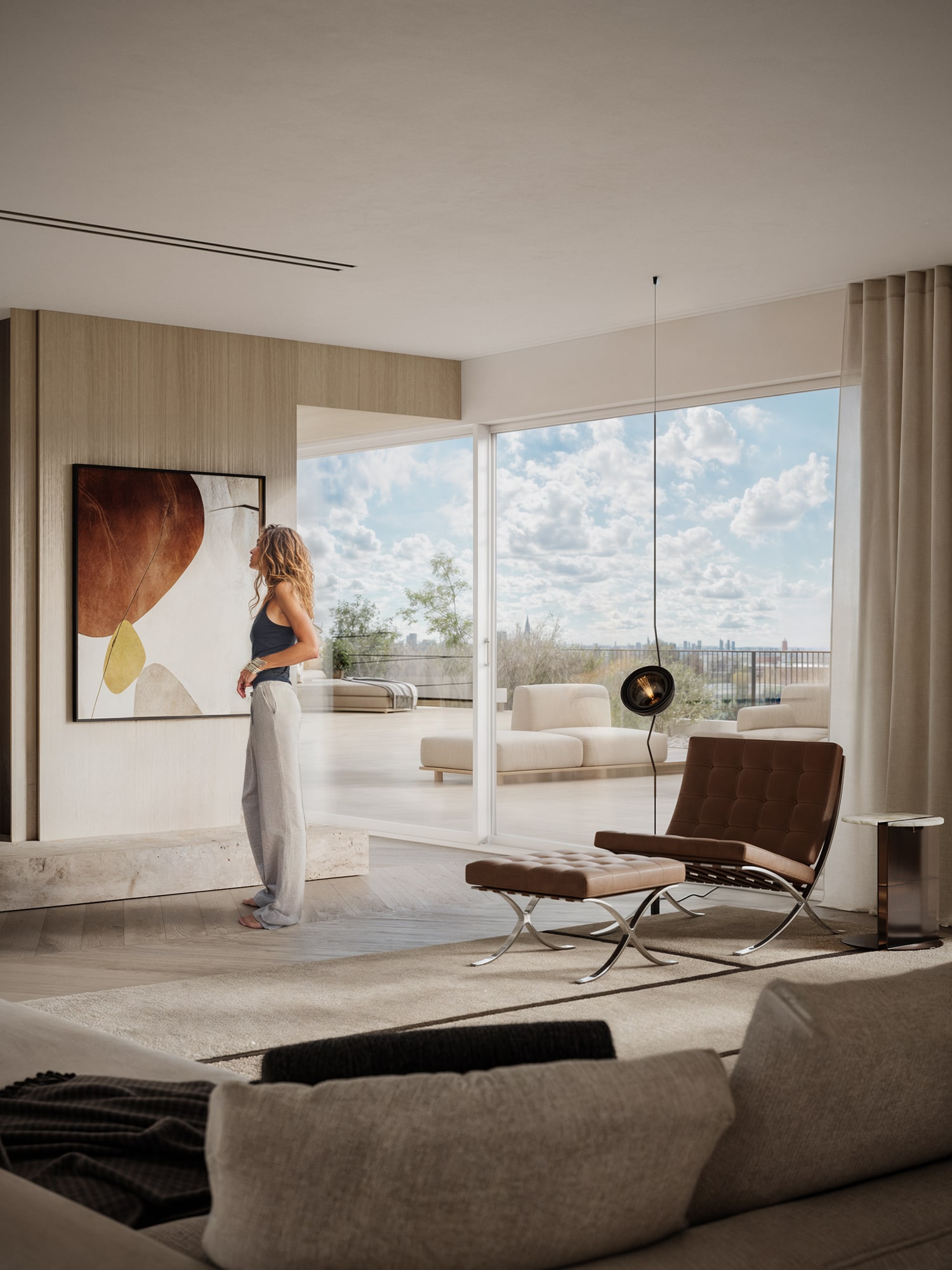 Mercedes Platz Penthouse — living room