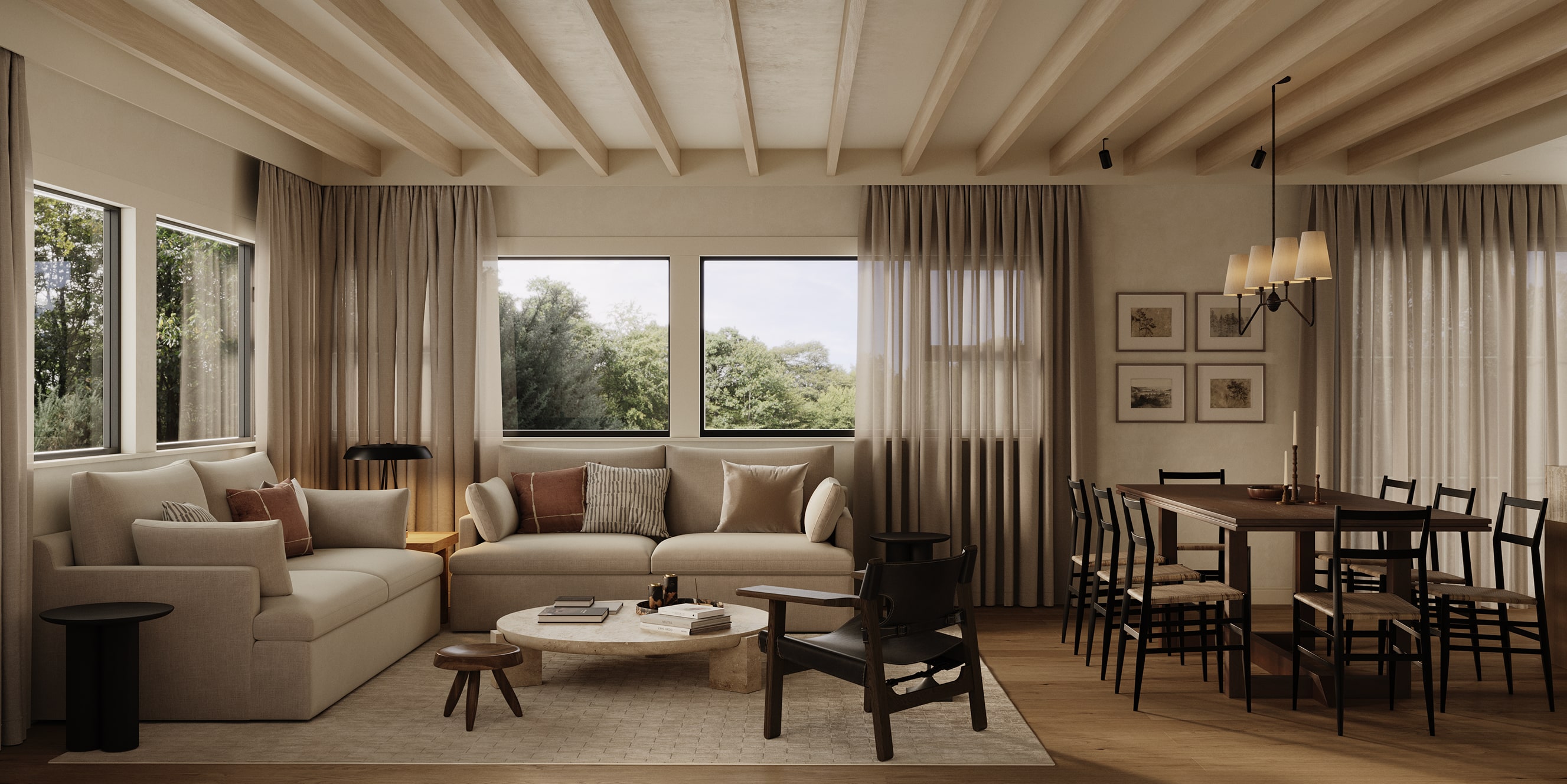 Seymour Home — living room