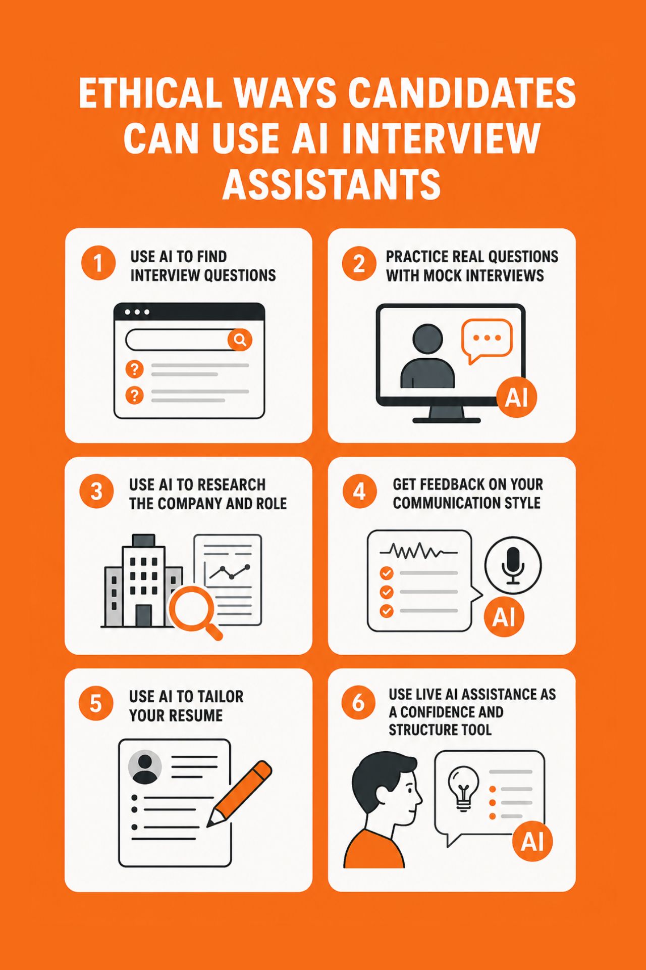how to use AI for job interviews
