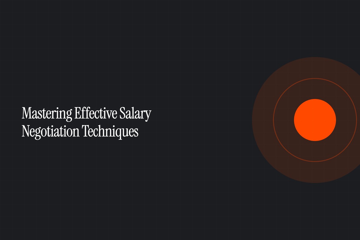 Mastering Effective Salary Negotiation Techniques