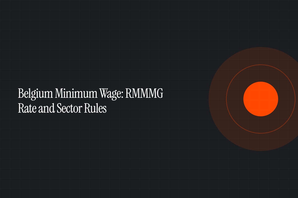Belgium Minimum Wage: RMMMG Rate and Sector Rules