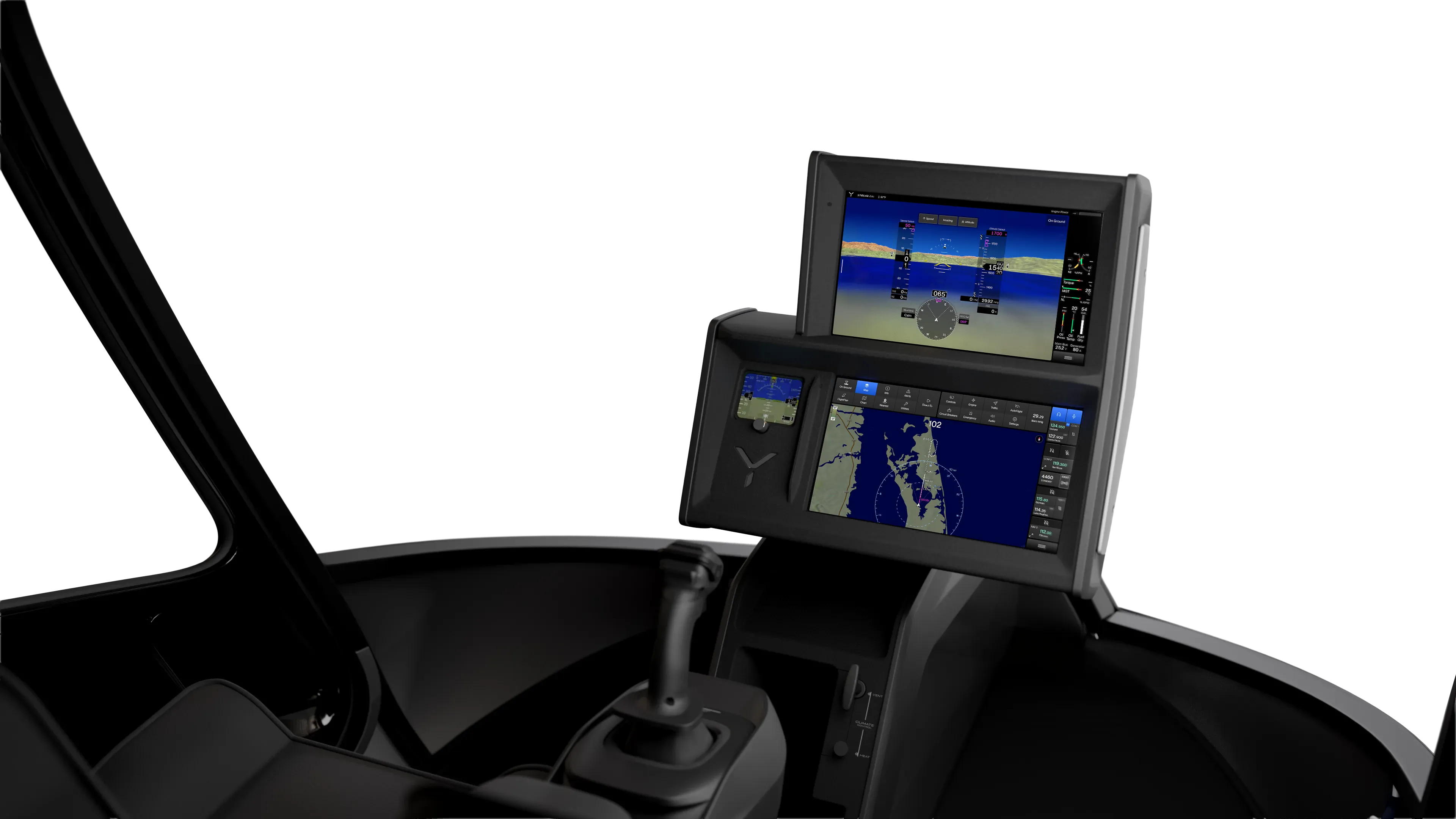 Skyryse aircraft interior