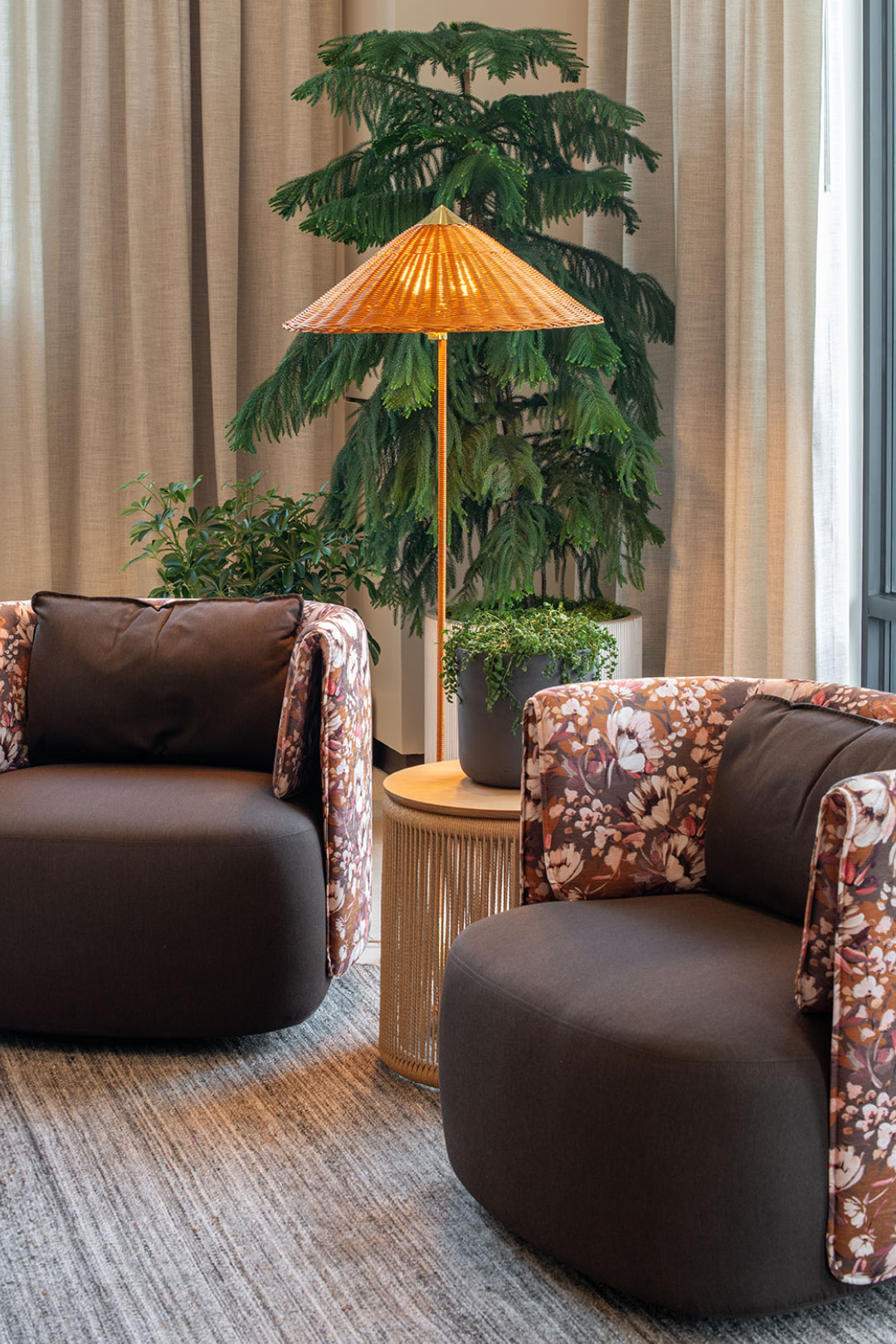 Interior view of Verdant multifamily project public space