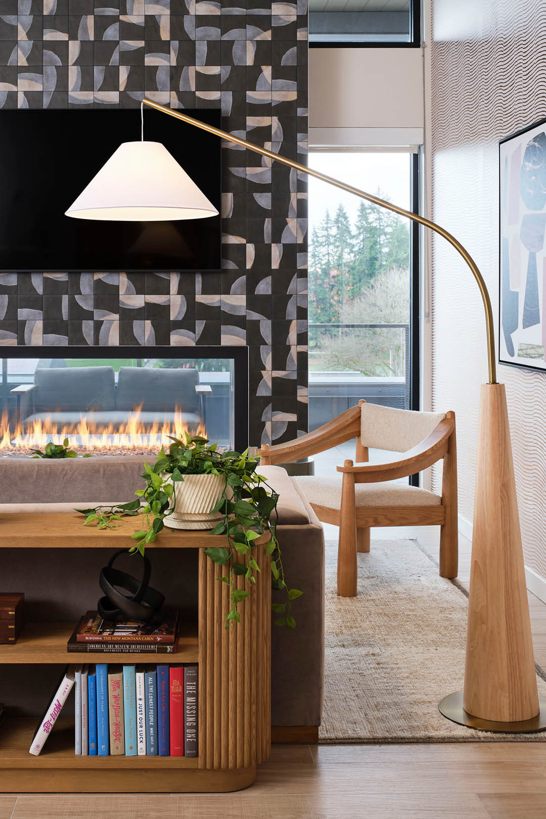 Interior view of Verdant multifamily project public space