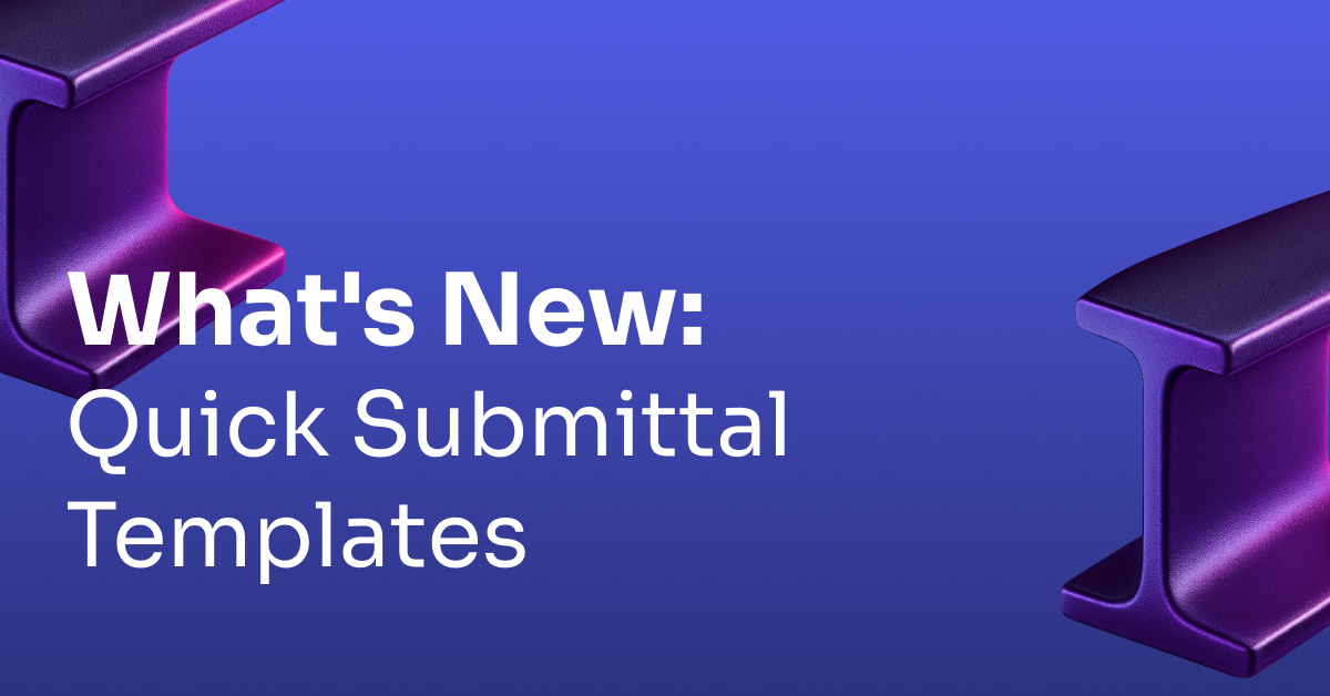 Quick Submittal Templates by Trade save hours each week