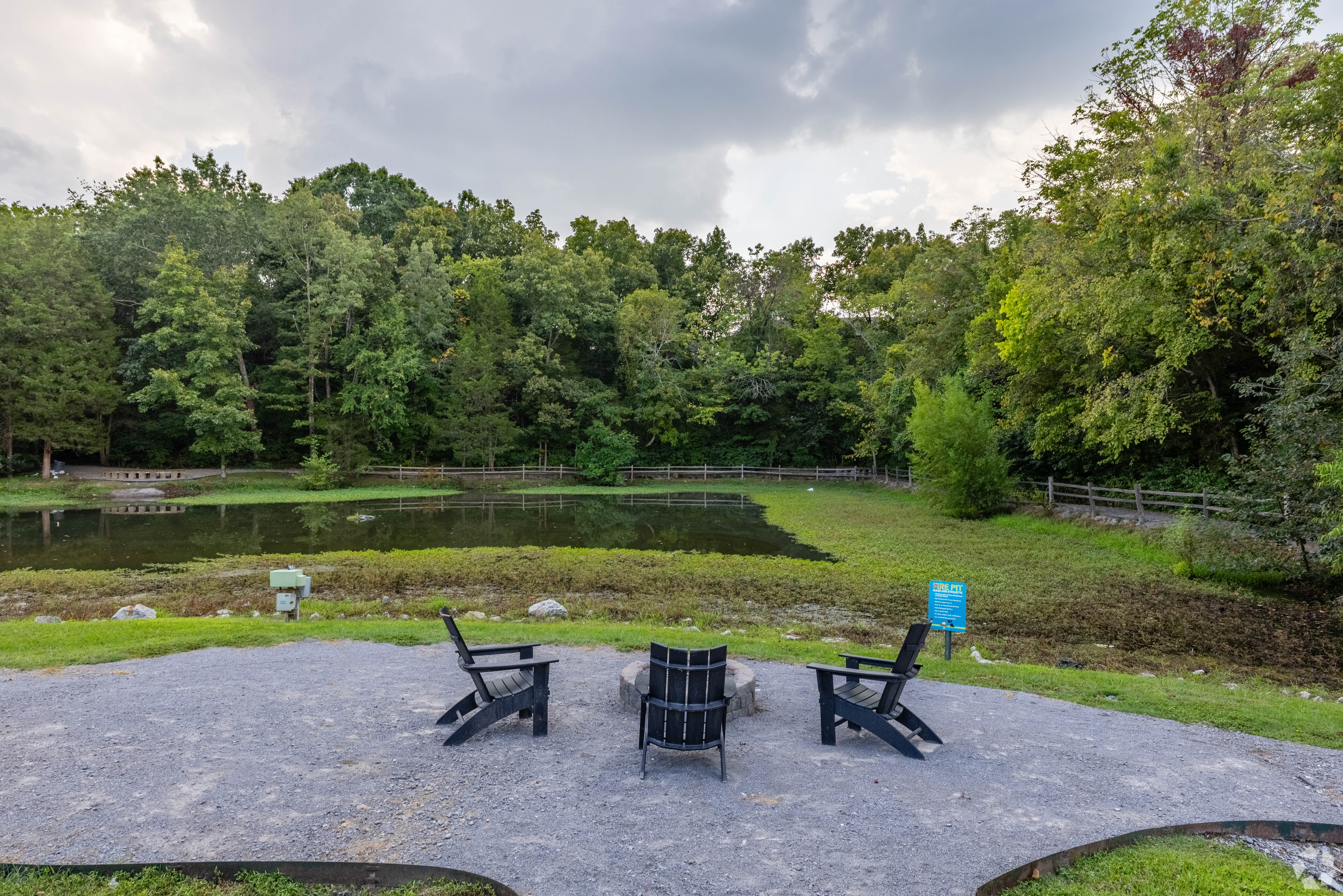 Walkway with apartments