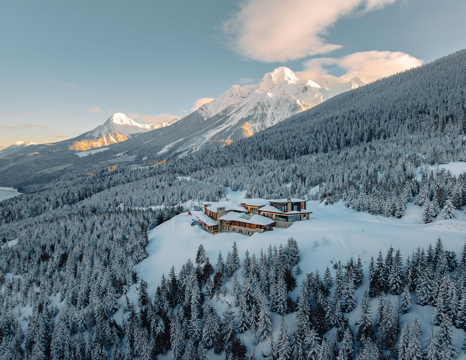 Mica Heli-Skiing lodge exterior